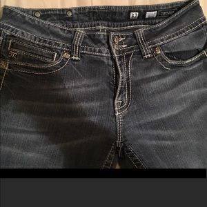 Grey Skinny Miss Me Jean